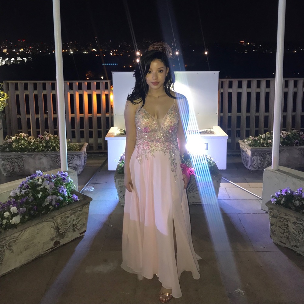 Jovani Light Pink Prom Dress